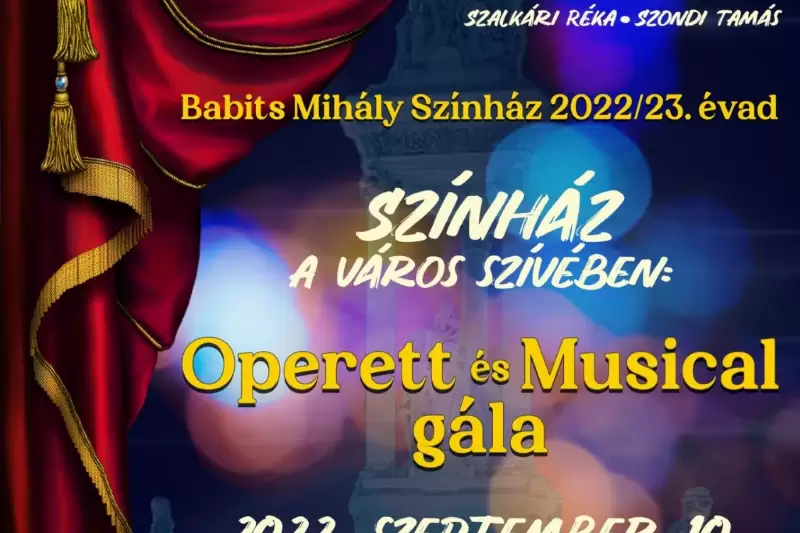 Operett és musical gálát rendeznek Esztergomban