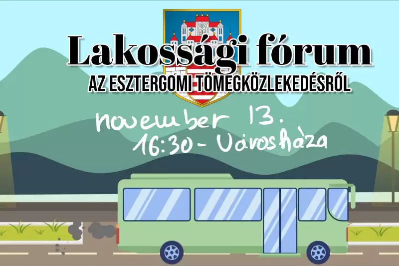 Lakossági fórum a tömegközlekedésről