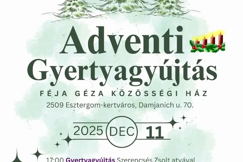 Adventi készülődés Kertvárosban