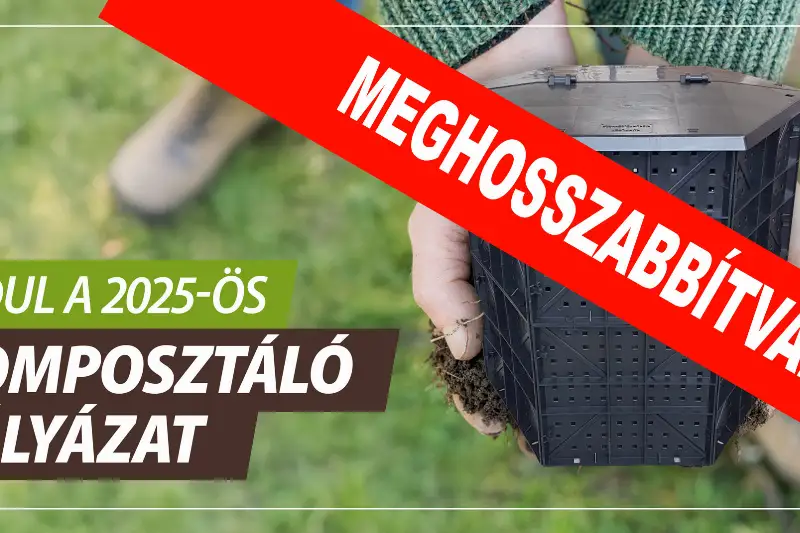 Pótjelentkezés a komposztáló pályázatra