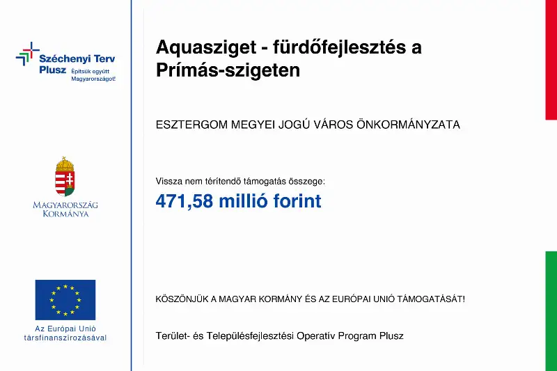 Aquasziget - fürdőfejlesztés a Prímás-szigeten