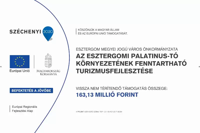 Az esztergomi Palatinus-tó környezetének fenntartható turizmusfejlesztése TOP-1.2.1-16-KO1-2017-00004