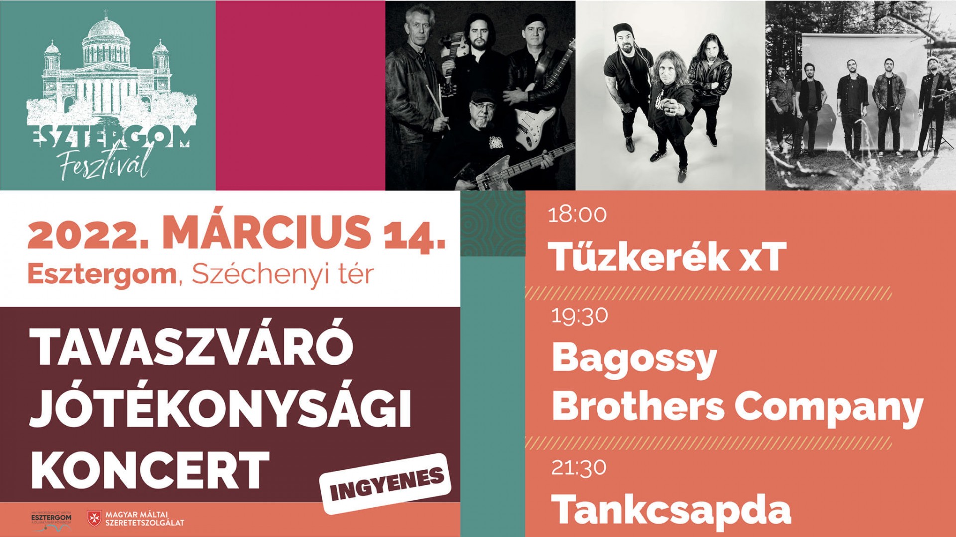 Tavaszváró jótékonysági koncert a Széchenyi téren