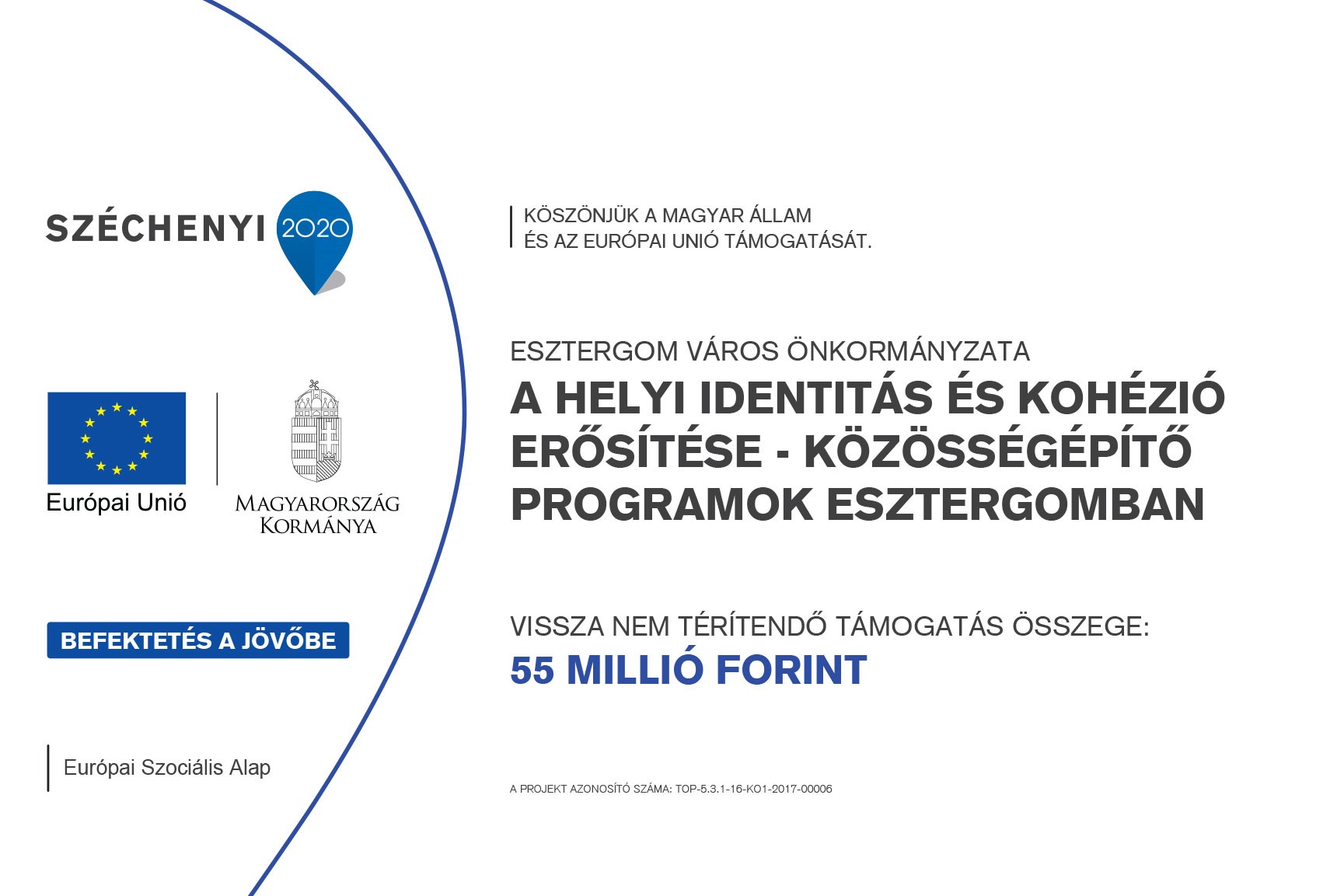 Helyi Közösségépítő Programok Támogatása Esztergomban