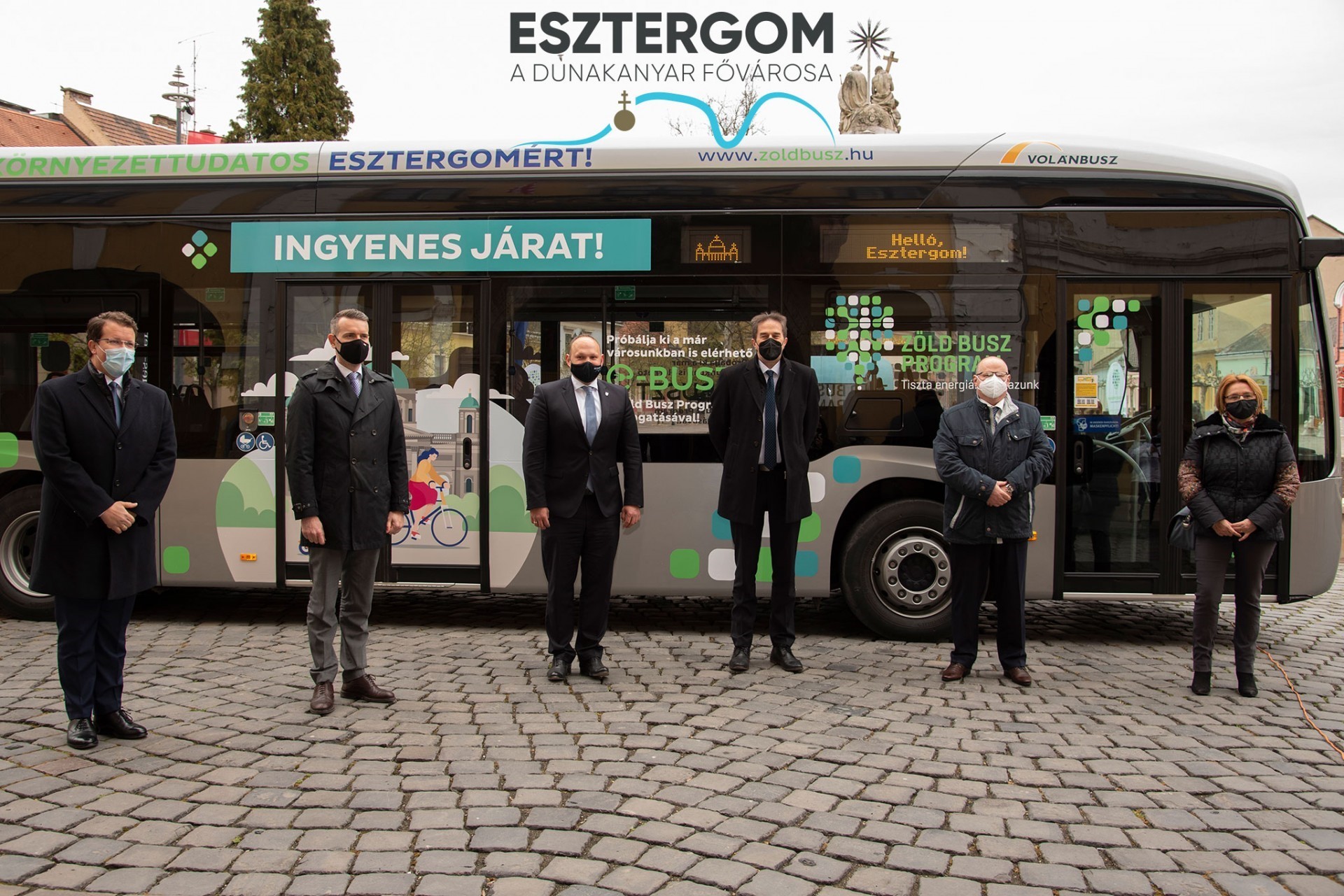 Elektromos busz próbaüzeme kezdődött Esztergomban