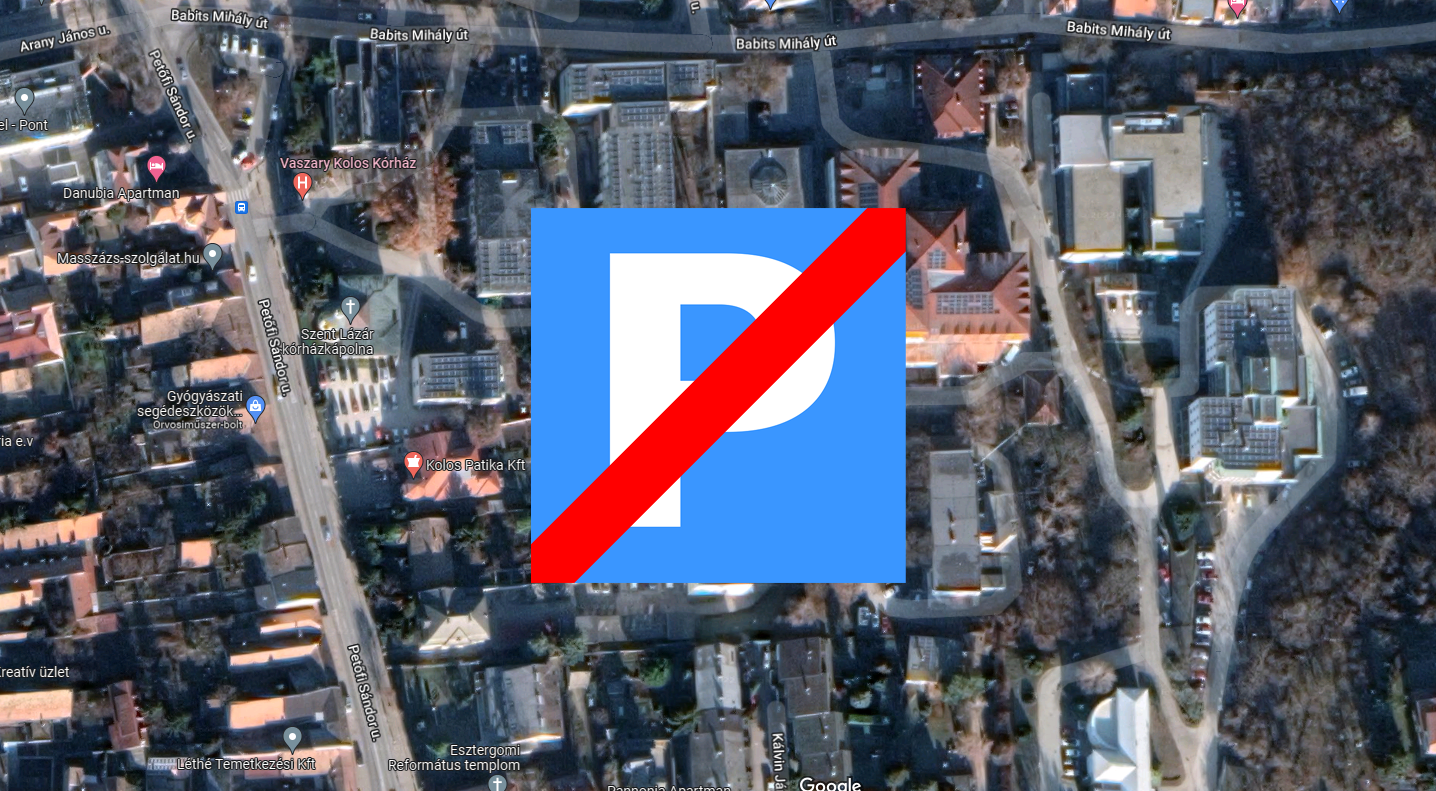 Változik a parkolási rend a kórháznál