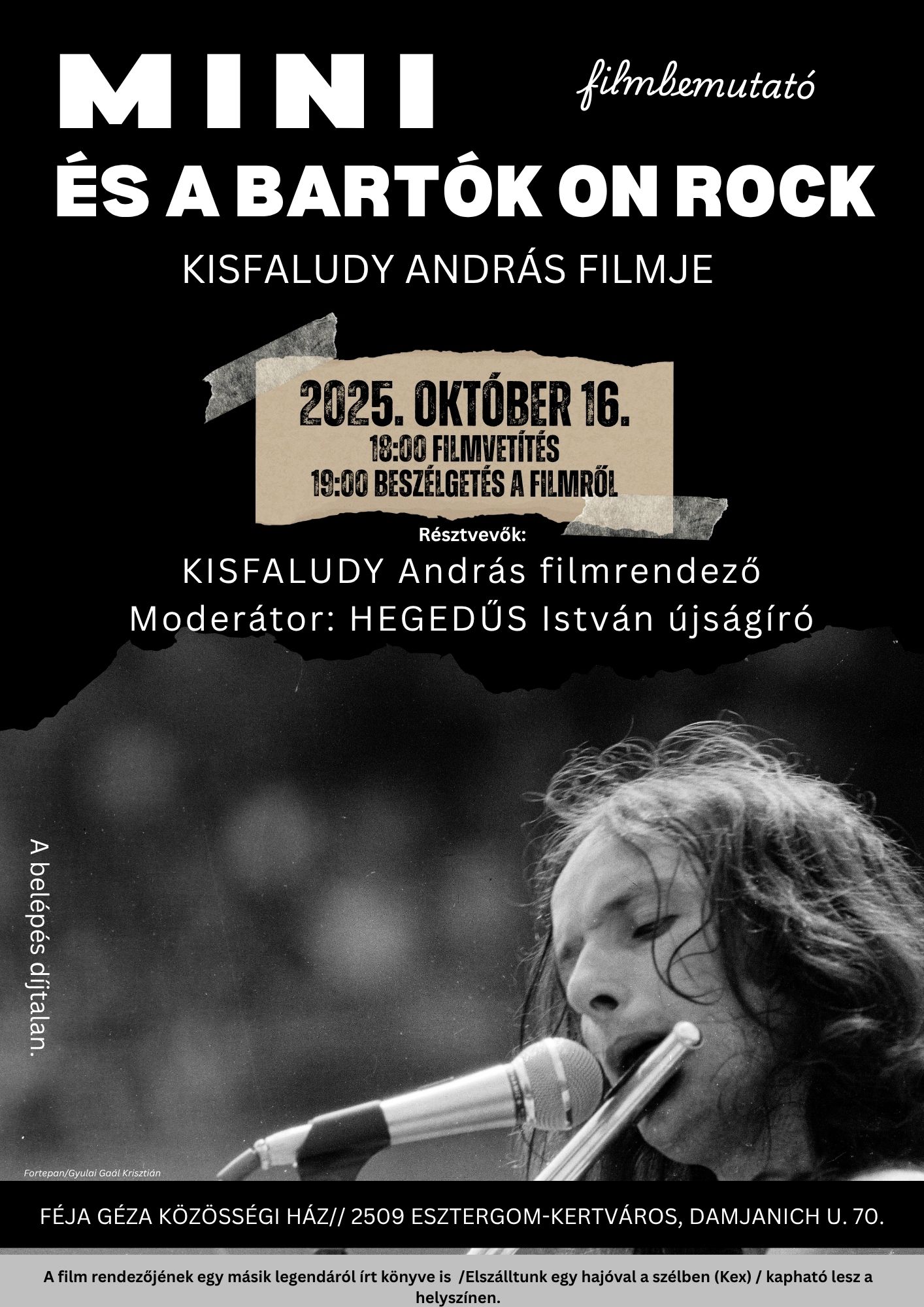 Mini és a Bartók on Rock c. film bemutatója