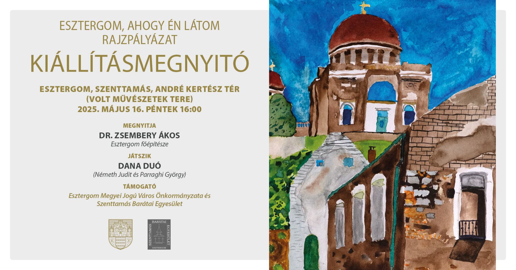 Esztergom, ahogy én látom rajzpályázat - kiállítás
